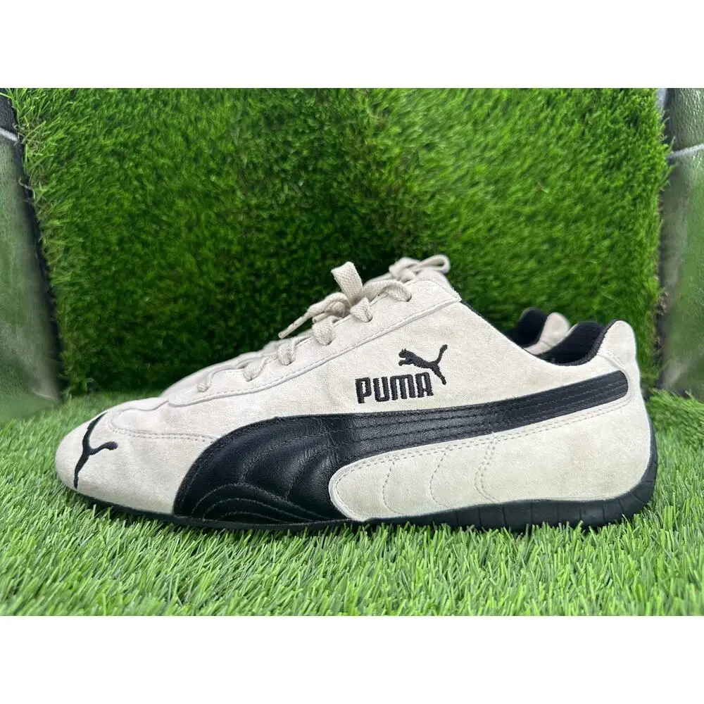Puma Speedcat 403175-01 Athletic Sneaker Men's 10.5 White Leather Running Gym